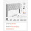 Testata Letto - DUOKU - Regolabile in Altezza - Design Capitonné - Ideale per Camera d'Hotel 2