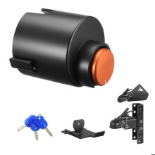 Antivol pour Attelage de Remorque Compatible avec Coupleurs Boule 58,6 mm-Duoku-Verrou Robuste avec 3 Clés-Résistant à la Corrosion