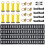 Rails E-Track - DUOKU - VV-ETS-TD530 - Rails 5 ft (1,52 m) - Kit 30 pezzi - Capacità 1 500 lb 1