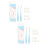 2Pcs Professional Art Blending Stump Blending Tool with 20-Blue 1