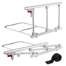 Barrera de Cama Plegable para Personas Mayores-Duoku-700 mm-Riel de Seguridad para Cama Médica-Correa de Sujeción-Alto Ajustable