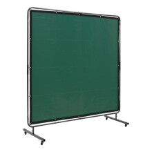 Laserscherm-Duoku-6' x 6' met Vlamvertragend Vinyl Beschermgordijn op 4 Zwenkwielen-Groen