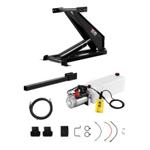 Kit di sollevamento idraulico con ribaltabile da 22.000 lb-Duoku-Palanca a forbice da 10 T-con pompa da 12 V