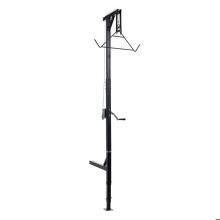 Guindaste para Caminhão-Duoku-Carga Máxima 226,8 kg-com Guincho Manual-Receptor de 5 cm-Altura Ajustável