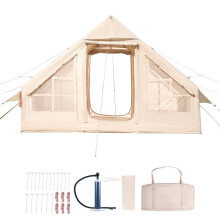 Barraca de Camping Inflável - DUOKU - 3x2x2 m - 5 Pessoas - Oxford 300D - Fácil de Instalar