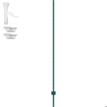 Poteaux de Clôture - DUOKU - 7 Pieds - Acier au Carbone Q235 - Lot de 10 - Couleur Verte