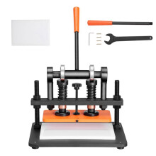 Leder Snijmachine-Duoku- 10,2 x 4,7 Inch- Drukloop 0,47 Inch- Duurzame Dubbele Gidsbomen