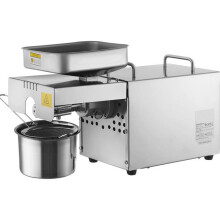 Prensa de Aceite Eléctrica-Duoku-850 W-Temperatura Ajustable de 0 a 300 C-Extracción de Aceite de Cacahuete, Sésamo, Colza, Semillas