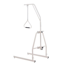 Potência de Cama-Duoku-Barra Trapézio de Cama com Grampo e Suporte no Chão-Capacidade 113,4 kg-Ajuda para Levantar pessoas idosas