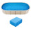 Poolabdeckung - DUOKU - Oval - 16,4 x 9,8 ft - Unibead-Vinyl - Standardmaß 1