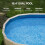 Poolabdeckung - DUOKU - Oval - 16,4 x 9,8 ft - Unibead-Vinyl - Standardmaß 3