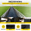Unkrautgewebe - DUOKU - 4 ft x 100 ft - 5,8 oz - Gewebtes Geotextil - Schwarz 4
