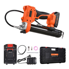 Pistolet à Graisse Électrique-Duoku-sans Fil 20 V 55 MPa-avec Batterie 2,0 Ah, Éclairage LED, Tuyau 90 cm, Étui de Transport