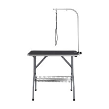 Braço de Mesa de Toiletagem para Animais de Estimação-Duoku-com Grampo-915 x 610 mm-Suporte Dobrável Sem Cadeira Grátis
