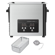 Limpiador Ultrasónico 6 L-Duoku-Aparato de Limpieza por Ultrasón 120 W 40 kHz-con Pantalla Digital-en Acero Inoxidable
