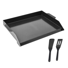 Suorakulmainen Kypsennyslevy - DUOKU - 502 x 370 mm - Hiili teräs - Kaasu - Kannettava