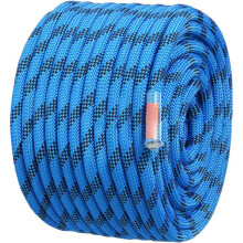 Dynamische Klimeenheid-Duoku- 12,7 mm, 60,9 m (200 voet)- Spanning 30 kN- met Stalen Karabiners