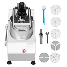 Robot Culinaire - DUOKU - VC65MS - Acier Inoxydable - 750W - 6 Lames Détachables