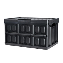 Caixas de Armazenamento - DUOKU - 45 L - Plástico Dobrável - Pacote de 3 - Cor Preta