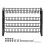 Organizador Destacável - DUOKU - LX-P9372 - 4 Níveis - 15,8x10,7 polegadas - Preto 1