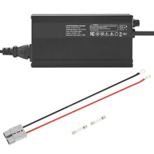 Cargador Inteligente para Batería Lithium LiFePO4 12 V 10 A 14,6 V con Conector Anderson-Duoku-Indicador LED-Activación a 0 V