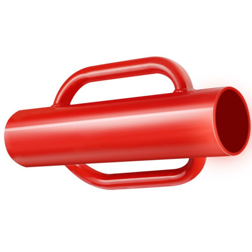Martelo para Poste de Cerca-Duoku- com Pegas- 2,7 Polegadas de Diâmetro Interno- Aço Carbono Robusto- Vermelho