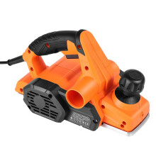 Plaina Elétrica a Fio 82 mm-Duoku-650 W-16800 rpm-com Profundidade Ajustável e 2 Lâminas-Ferramenta de Marcenaria