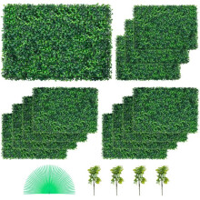 Wandpaneele - DUOKU - Set von 12 - 61 x 40,6 cm - UV-beständiger grüner Rasen - 100 % PE