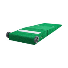 Montículo de Lançamento Portable-Duoku-228 cm com Alça de Transporte-Equipado com Gramado em PP Resistente à Descoloração