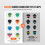 Kit Tester Pressione Radiatore - DUOKU - YS-064 - 14 Pezzi - Pompa Manuale - Alluminio 6061 5