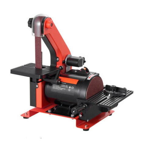 Lixadeira de Banda e Disco 250 W-Duoku-com Lixa e Disco de Lixamento-Table de Trabalho Ajustável