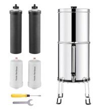 Waterfilter Systeem - DUOKU - k8626A - 2,25 G - RVS 304 - 2 Actieve Koolstoffilters