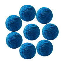Balles Filtre Piscine - DUOKU - F11 - 3,1 lb - Réutilisable - Fibre Polyester Bleue