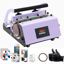Dampdrukpers voor Bekers 32,5-89 cL-Duoku-Paars-Pers voor het Bedrukken van Beker met een Diameter van 75-87 mm-Sublimatie Machine