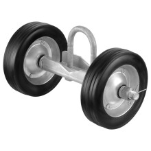 Kit de Puerta Corredera-Duoku-Herramientas para Puerta Deslizante de 6 po-Ruedas de Riel Universales para Puerta Corredera-Negro