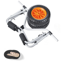 Chariot de Transport pour Kayak-Duoku-Charge 113 kg-Modèle Pliable et Compact-Adapté aux Kayaks, Canoës et Paddles