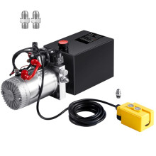 Hydraulikpumpe - DUOKU - ZXDC12V-1.6KW-S-6L - 3,44 L/min - 3200 PSI - 6-Pint-Behälter