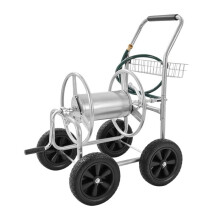 Carro de enrolar mangueira - DUOKU - GT0707 - Aço robusto - Capacidade 300 pés - Com rodas