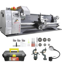 Torno de Metales 8,3'' x 29,5'' - Duoku - Torno de banco de Precisión - Velocidad de 0 a 2500 rpm, Motor Sin Escobillas de 750 W