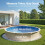 Revestimento de Piscina - DUOKU - 33 Pés - Vinil Durável - Compatível 52 Polegadas - Redonda 4