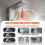 Douchepaneel - DUOKU - 8009FL - 6 Douchemodi - Rvs - LED-scherm 5