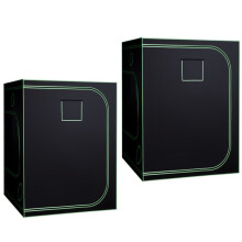 Binnenkweekkamer-Duoku-150x150x200 cm-Voorzien van Volledig Spectrum LED-verlichting, Ventilatiesysteem