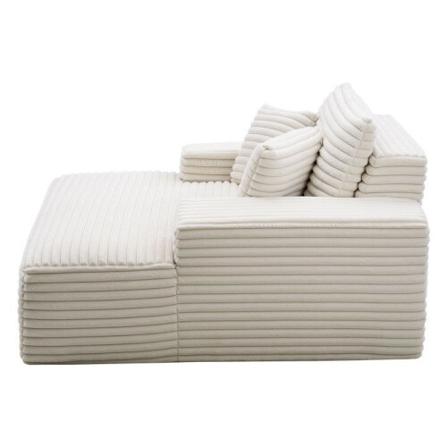 Chaise Longue - DUOKU - Model 8035 - Beige - Nepbont - Ergonomisch