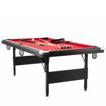 Mesa de bilhar - DUOKU - VP79 - Portátil - Dobrável - Vermelho e Preto