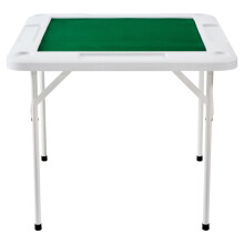 Mahjong-pöytä - DUOKU - Malli SN-90 - Keksi - 4 Pelaajaa - Kestävä Vihreä Taulu