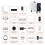 Chauffage d'air portable - DUOKU - ZM2003 - 2 kW - 12-24 V DC - Bluetooth, télécommande, écran 2