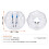Opblaasbare Bumperbal - DUOKU - HCPPQ-007 - 1,5 m - PVC 0,8 mm - Transparant 2