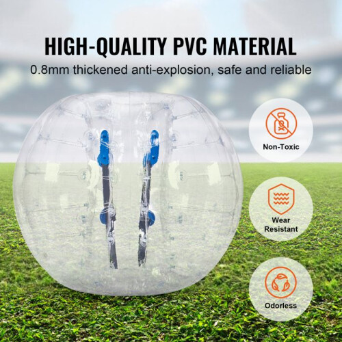 Opblaasbare Bumperbal - DUOKU - HCPPQ-007 - 1,5 m - PVC 0,8 mm - Transparant 2