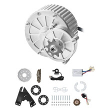 Kit elektrische motor met gelijkstroom-Duoku-450 W 36 V-Borstelmotor 3 000 t/min-met duimversneller-Voor motorfietsen