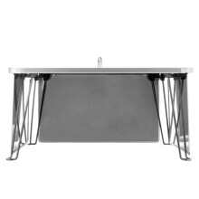 Accessoire voor brasero - DUOKU - YC-HD-25 - Roestvrij staal 430 - Vierkant - 25,4 x 25,4 x 14,57 inch